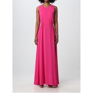 Shoshanna Mabrey Maxi Dress in Neon Barbie Pink